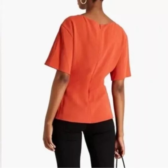 NWT Theory SS Butterfly Too Dark Coral Size P - Picture 2 of 11